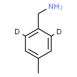 ChemSpider 2D Image | 1-[4-Methyl(2,6-~2~H_2_)phenyl]methanamine | C8H9D2N