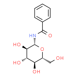 ChemSpider 2D Image | N-Benzoyl-beta-D-glucopyranosylamine | C13H17NO6