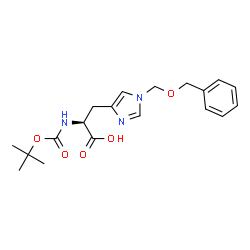 ChemSpider 2D Image | Boc-L-His(Bom)-OH | C19H25N3O5