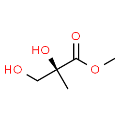 ChemSpider 2D Image | Methyl (2S)-2,3-dihydroxy-2-methylpropanoate | C5H10O4