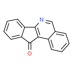 ChemSpider 2D Image | 11H-Indeno[1,2-c]isoquinolin-11-one | C16H9NO