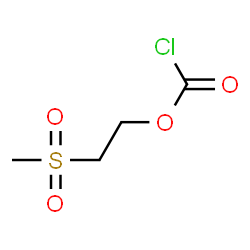 ChemSpider 2D Image | 2-METHYLSULFONYLETHYL CHLOROCARBONATE | C4H7ClO4S