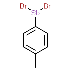 ChemSpider 2D Image | Dibromo(4-methylphenyl)stibine | C7H7Br2Sb