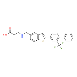 ChemSpider 2D Image | AUY954 | C25H20F3NO2S