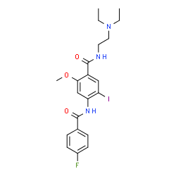 ChemSpider 2D Image | IOFLUBENZAMIDE | C21H25FIN3O3