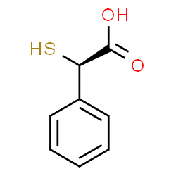 ChemSpider 2D Image | (2R)-Phenyl(sulfanyl)acetic acid | C8H8O2S