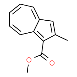ChemSpider 2D Image | Methyl 2-methyl-1-azulenecarboxylate | C13H12O2