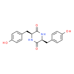 ChemSpider 2D Image | cyclo(L-tyrosyl-L-tyrosine) | C18H18N2O4