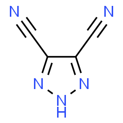 ChemSpider 2D Image | 4,5-dicyano-1h-(1,2,3)triazole | C4HN5