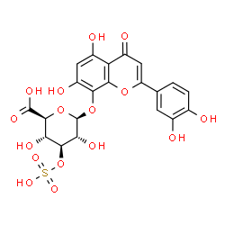 ChemSpider 2D Image | theograndin II | C21H18O16S