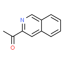 ChemSpider 2D Image | 3-acetylisoquinoline | C11H9NO