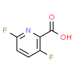 ChemSpider 2D Image | 3,6-Difluoro-2-pyridinecarboxylic acid | C6H3F2NO2