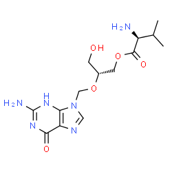 ChemSpider 2D Image | (R)-valganciclovir | C14H22N6O5