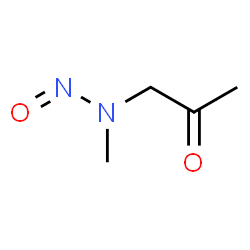 ChemSpider 2D Image | 1-(Methylnitrosoamino)-2-propanone | C4H8N2O2
