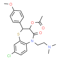 ChemSpider 2D Image | Clentiazem | C22H25ClN2O4S