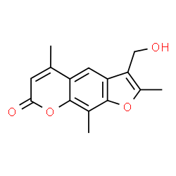 ChemSpider 2D Image | 4'-HYDROXYMETHYLTRIOXSALEN | C15H14O4
