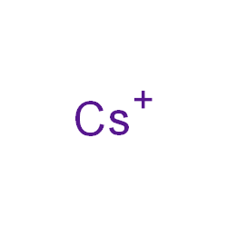 ChemSpider 2D Image | Cesium cation | Cs