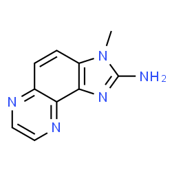ChemSpider 2D Image | 8-DEMETHYL MEIQX | C10H9N5