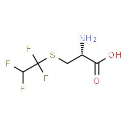 ChemSpider 2D Image | S-(1,1,2,2-Tetrafluoroethyl)-L-cysteine | C5H7F4NO2S