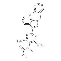 ChemSpider 2D Image | Riociguat | C20H19FN8O2