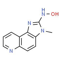 ChemSpider 2D Image | 2-Hydroxyamino-3-methyl-3H-imidazo[4,5-f]quinoline | C11H10N4O