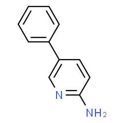 ChemSpider 2D Image | 5-Phenyl-2-pyridinamine | C11H10N2