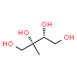ChemSpider 2D Image | (2R,3R)-2-Methyl-1,2,3,4-butanetetrol | C5H12O4