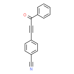 ChemSpider 2D Image | 4-(3-Oxo-3-phenyl-1-propyn-1-yl)benzonitrile | C16H9NO