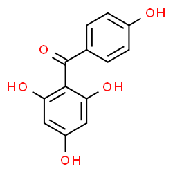 ChemSpider 2D Image | (4-Hydroxyphenyl)(2,4,6-trihydroxyphenyl)methanone | C13H10O5