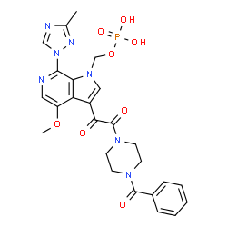 ChemSpider 2D Image | Fostemsavir | C25H26N7O8P