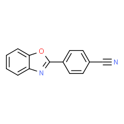 ChemSpider 2D Image | 4-Benzooxazol-2-yl-benzonitrile | C14H8N2O