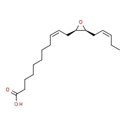 ChemSpider 2D Image | (9Z)-11-{(2R,3S)-3-[(2Z)-2-Penten-1-yl]-2-oxiranyl}-9-undecenoic acid | C18H30O3