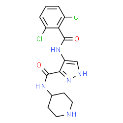 ChemSpider 2D Image | AT7519 | C16H17Cl2N5O2