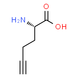 ChemSpider 2D Image | L-Homopropargyl Glycine | C6H9NO2