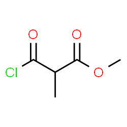 ChemSpider 2D Image | Methyl 3-chloro-2-methyl-3-oxopropanoate | C5H7ClO3