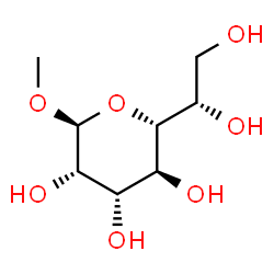 ChemSpider 2D Image | Methyl L-Glycero-Alpha-D-Manno-Heptopyranoside | C8H16O7