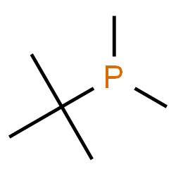 ChemSpider 2D Image | Dimethyl(2-methyl-2-propanyl)phosphine | C6H15P