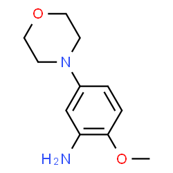 ChemSpider 2D Image | 2-methoxy-5-morpholinoaniline | C11H16N2O2