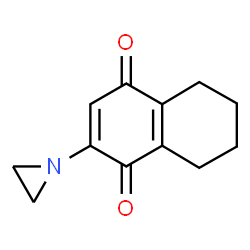 ChemSpider 2D Image | 2-(1-Aziridinyl)-5,6,7,8-tetrahydro-1,4-naphthalenedione | C12H13NO2