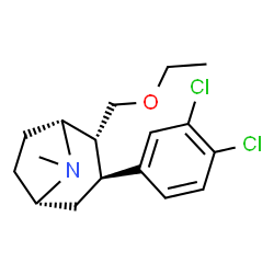 ChemSpider 2D Image | Tesofensine | C17H23Cl2NO