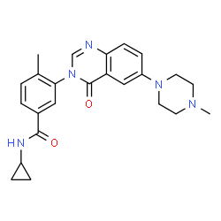 ChemSpider 2D Image | AZD6703 | C24H27N5O2