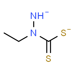 ChemSpider 2D Image | 1-Ethyldiazan-2-idecarbodithioate | C3H6N2S2