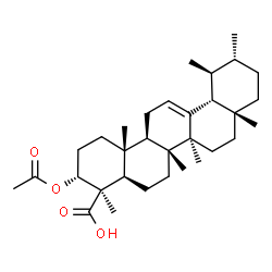 ChemSpider 2D Image | 3-Acetyl-beta-boswellic acid | C32H50O4