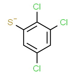 ChemSpider 2D Image | 2,3,5-Trichlorobenzenethiolate | C6H2Cl3S