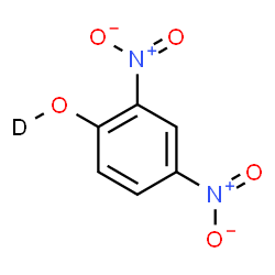 ChemSpider 2D Image | 2,4-Dinitro(O-~2~H)phenol | C6H3DN2O5