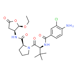 ChemSpider 2D Image | Belnacasan | C24H33ClN4O6