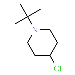 ChemSpider 2D Image | 1-tert-butyl-4-chloropiperidine | C9H18ClN
