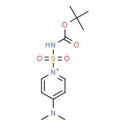 ChemSpider 2D Image | 4-(Dimethylamino)-1-({[(2-methyl-2-propanyl)oxy]carbonyl}sulfamoyl)pyridinium | C12H20N3O4S