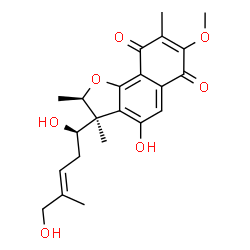 ChemSpider 2D Image | Furaquinocin B | C22H26O7