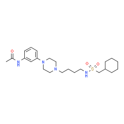 ChemSpider 2D Image | Naluzotan | C23H38N4O3S